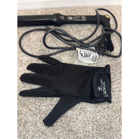 Lange Ondule 1.25" (32 mm) Tourmaline Infused Ceramic Curling Wand & Glove - Picture 6 of 6